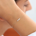 The Cluster Moissanite Bracelet 9k image 0