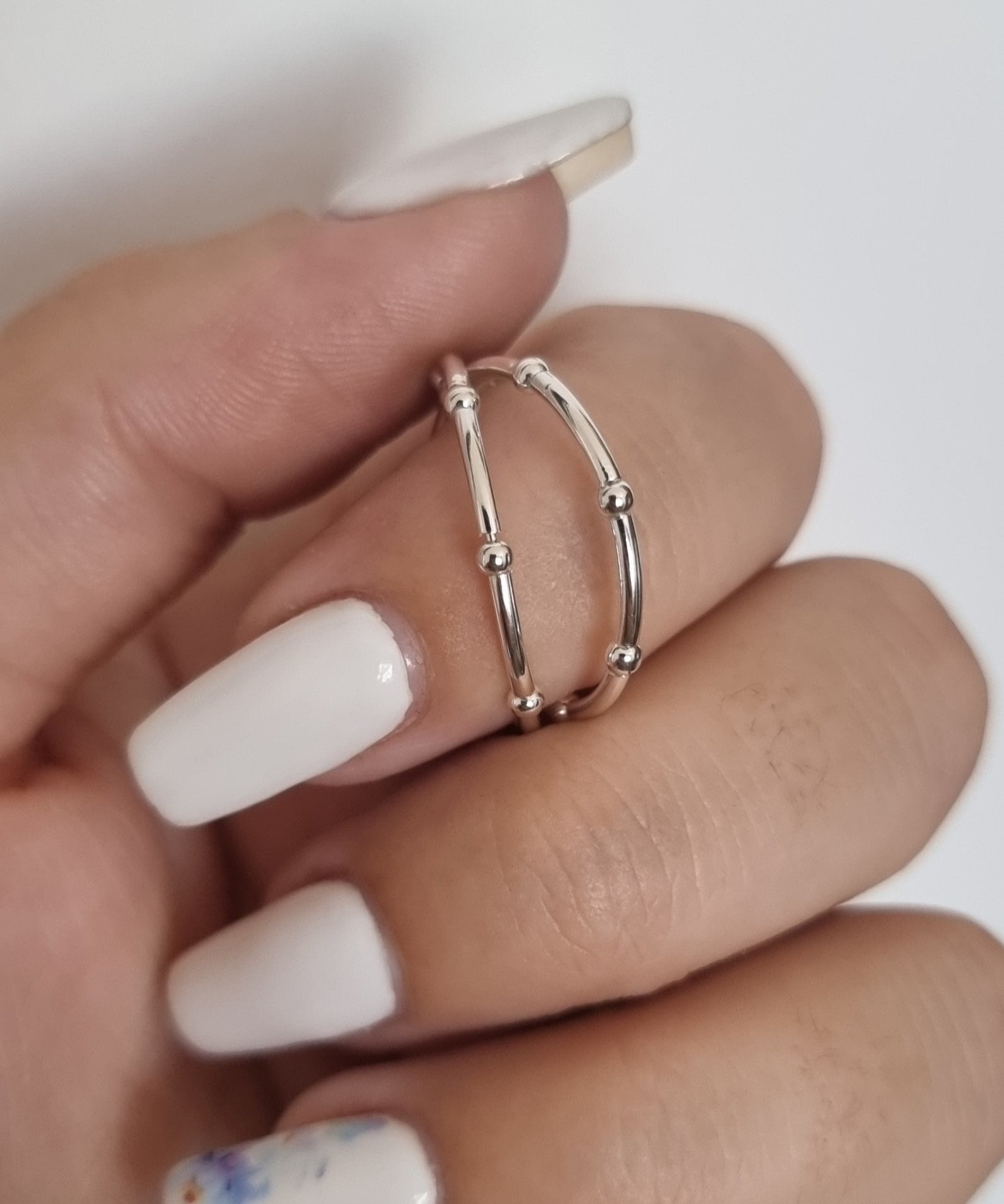 Dotted Sterling Silver Ring image 0