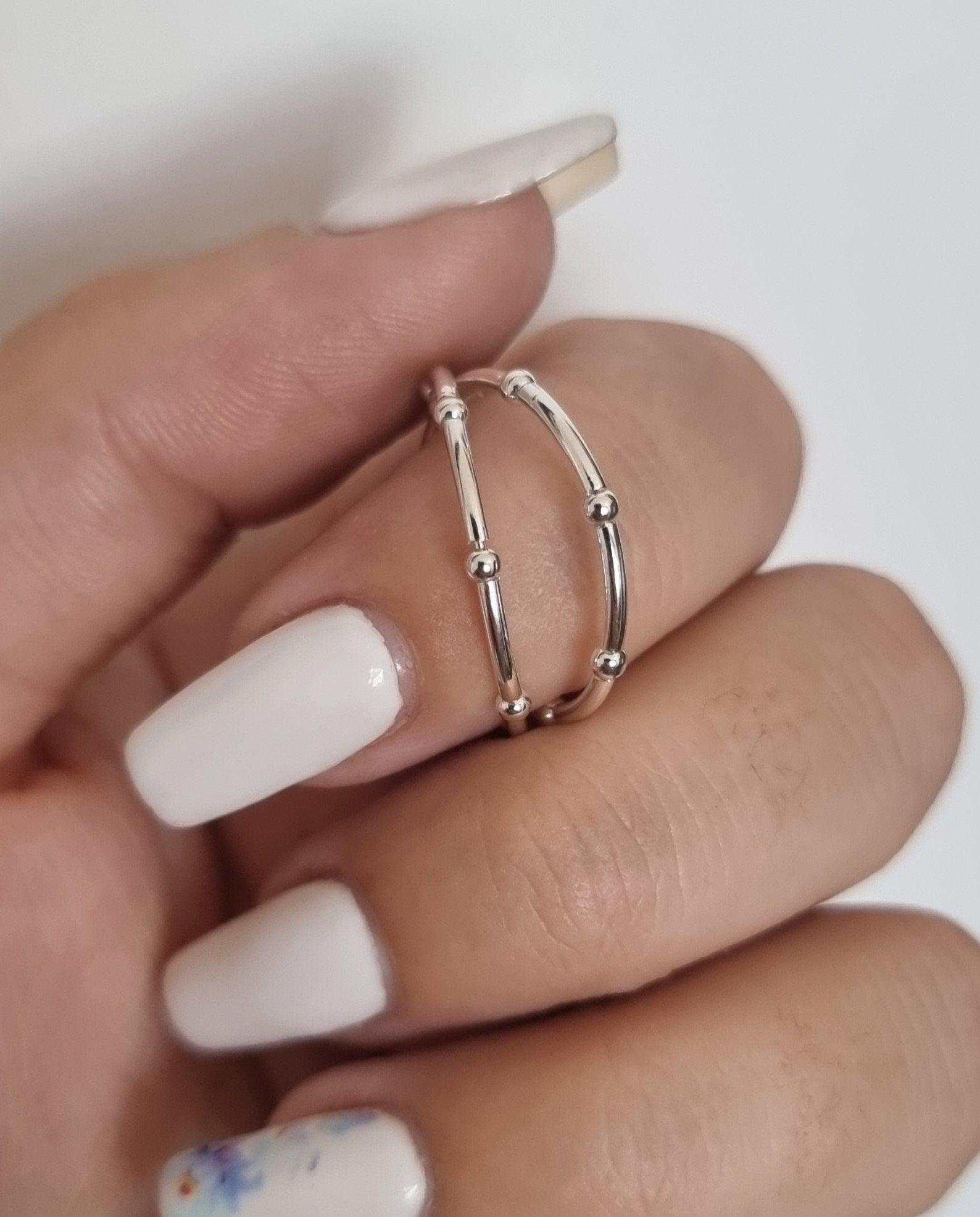 Dotted Sterling Silver Ring image 0