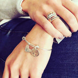 Sterling Silver Wire Bangle image 0