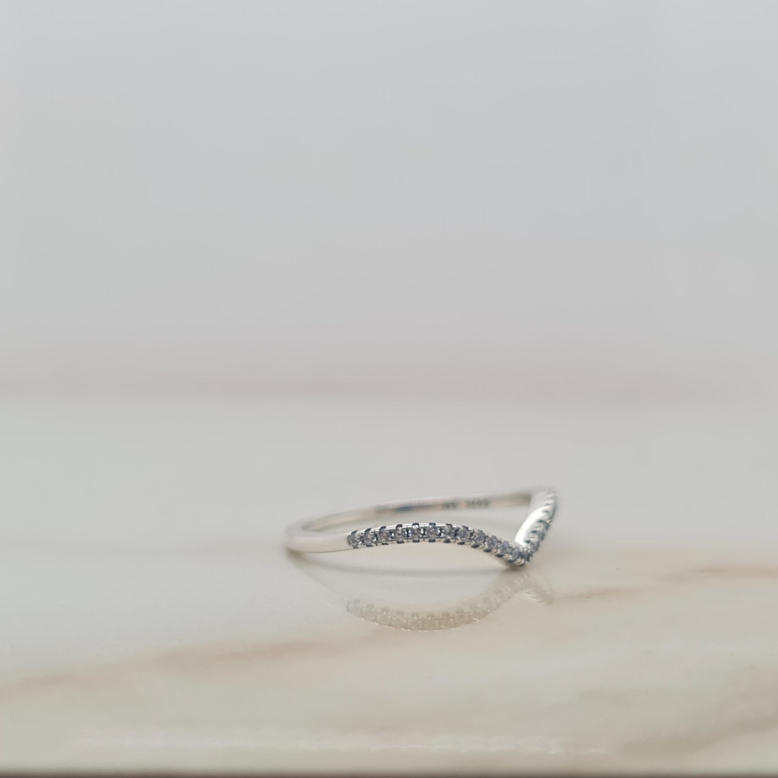 Wishbone Ring Sterling Silver image 1