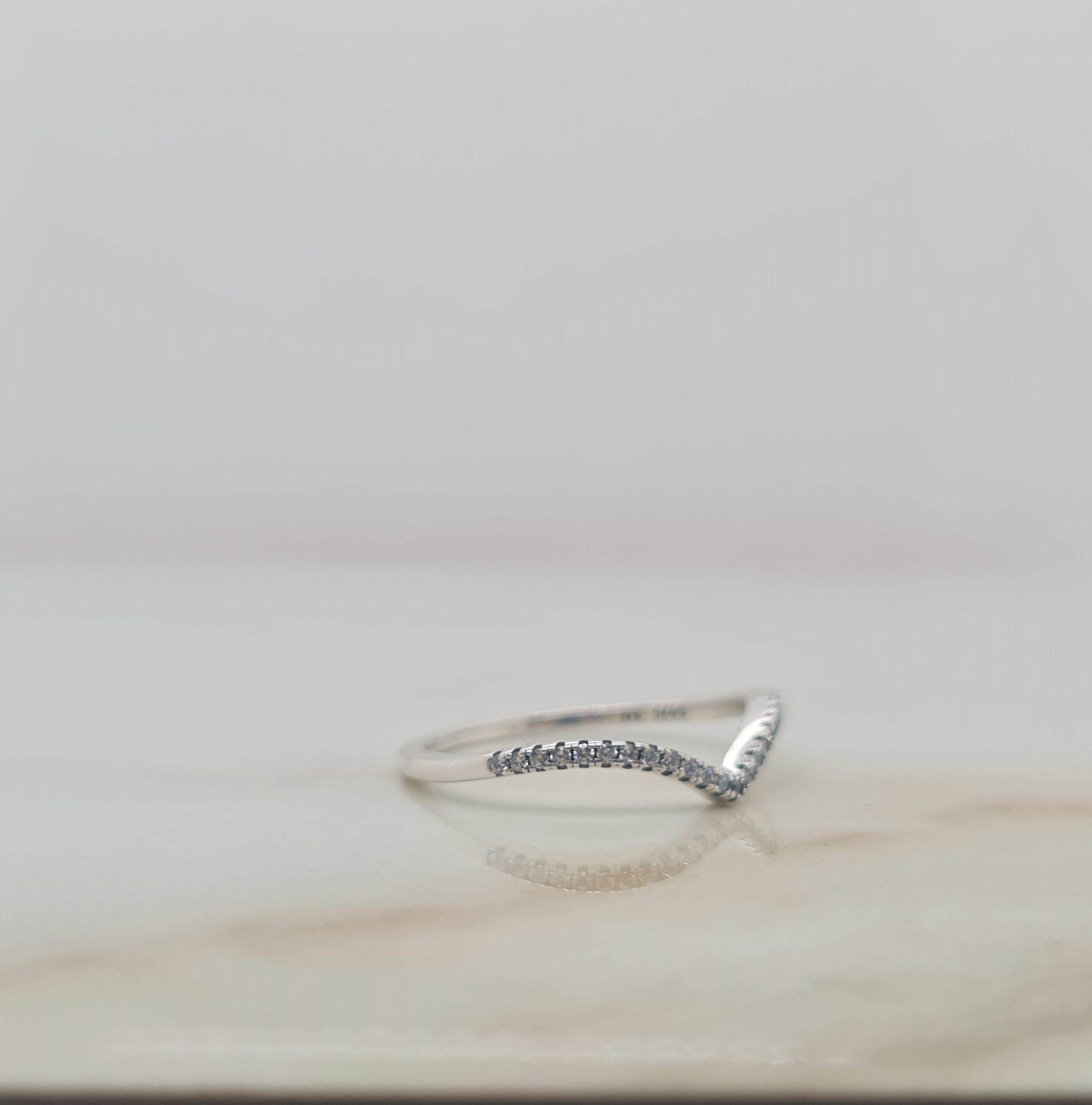Wishbone Ring Sterling Silver image 1