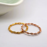 Gold Twisty Ring image 0