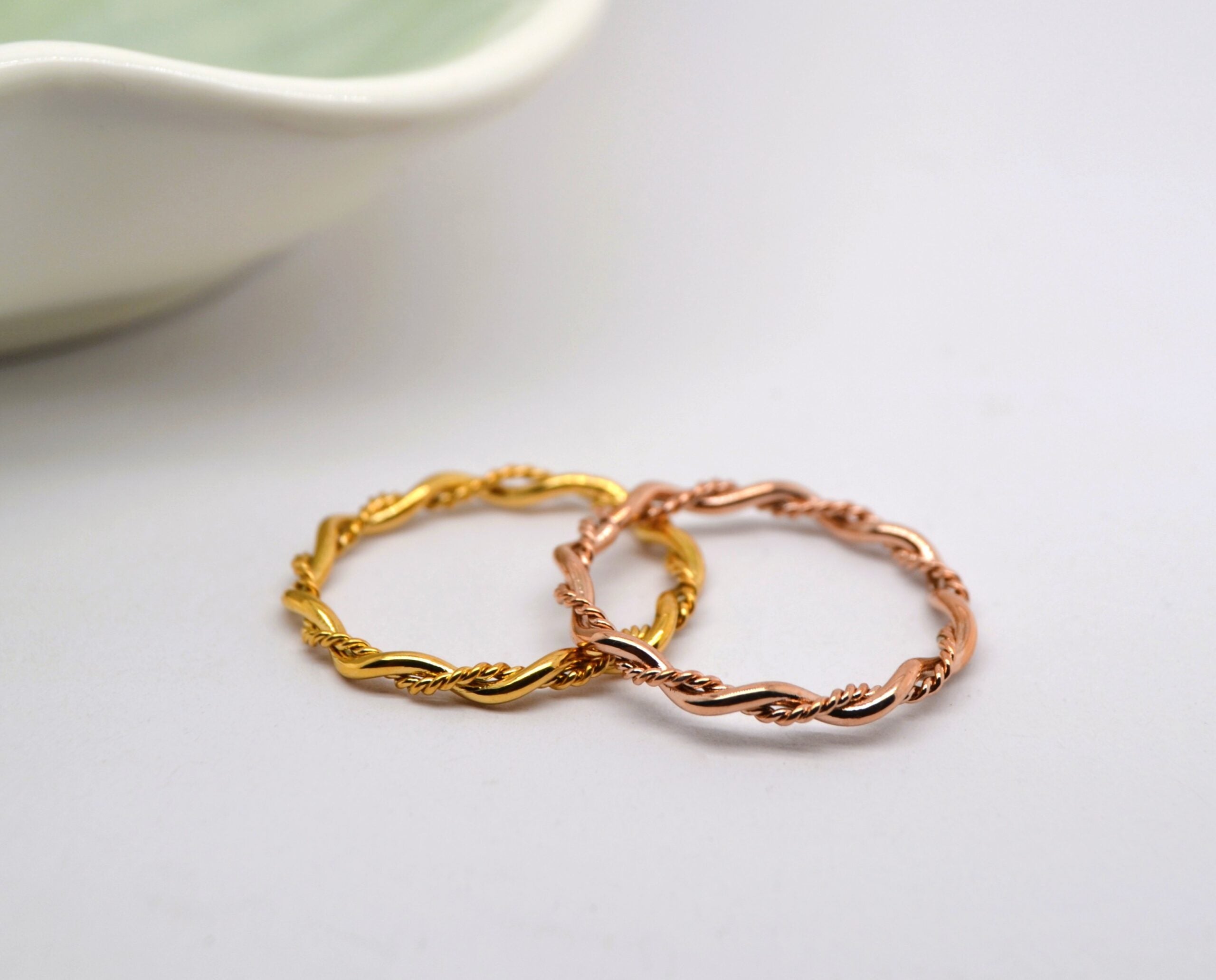 Gold Twisty Ring image 0