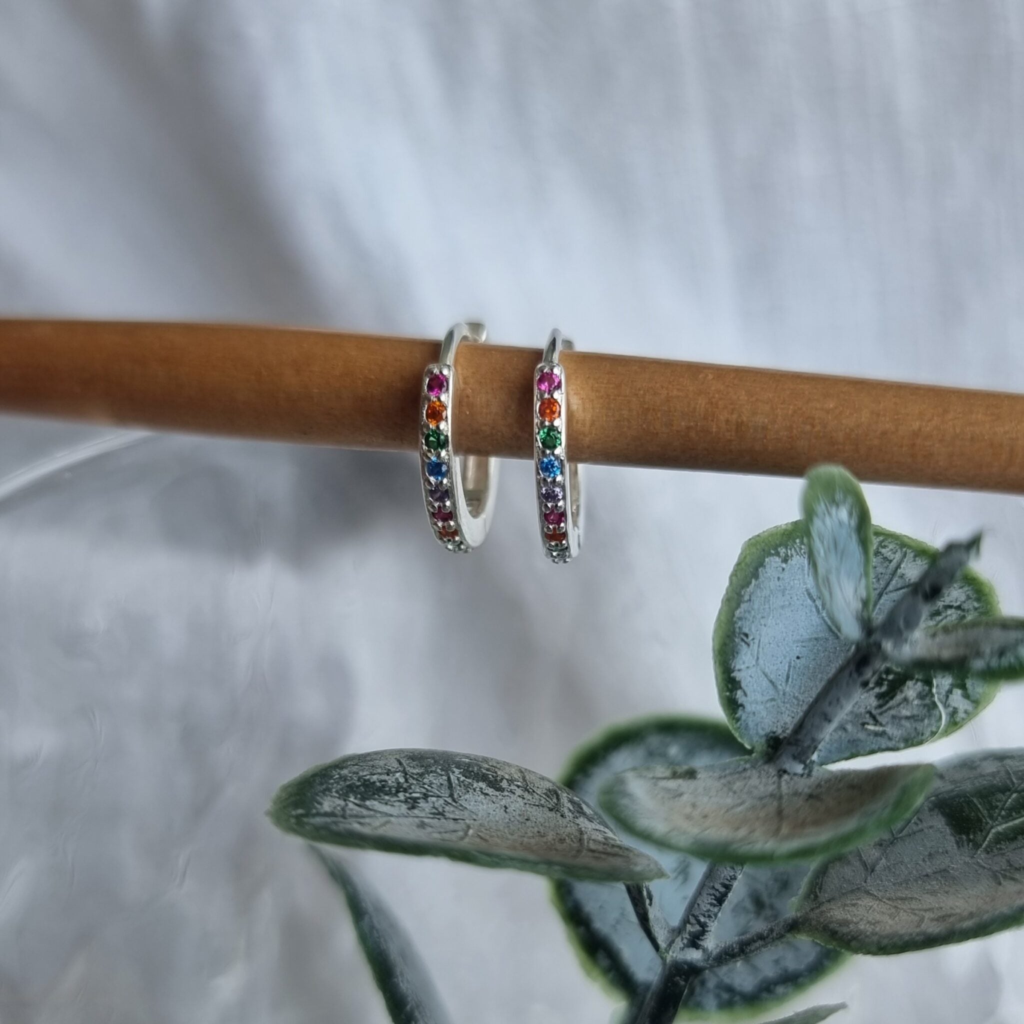 Dainty Rainbow Huggies image 1