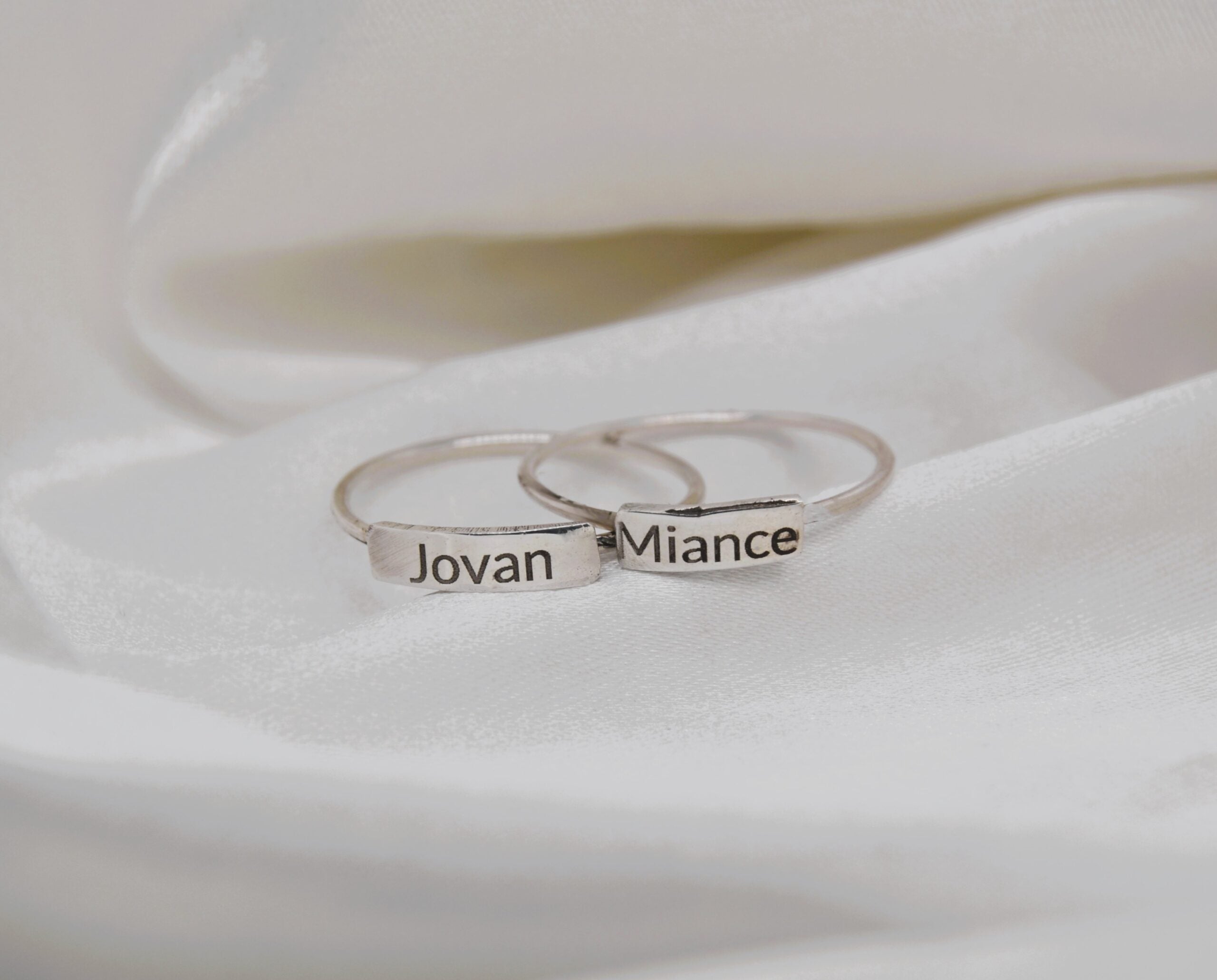 Fine Engraved Name Ring image 0