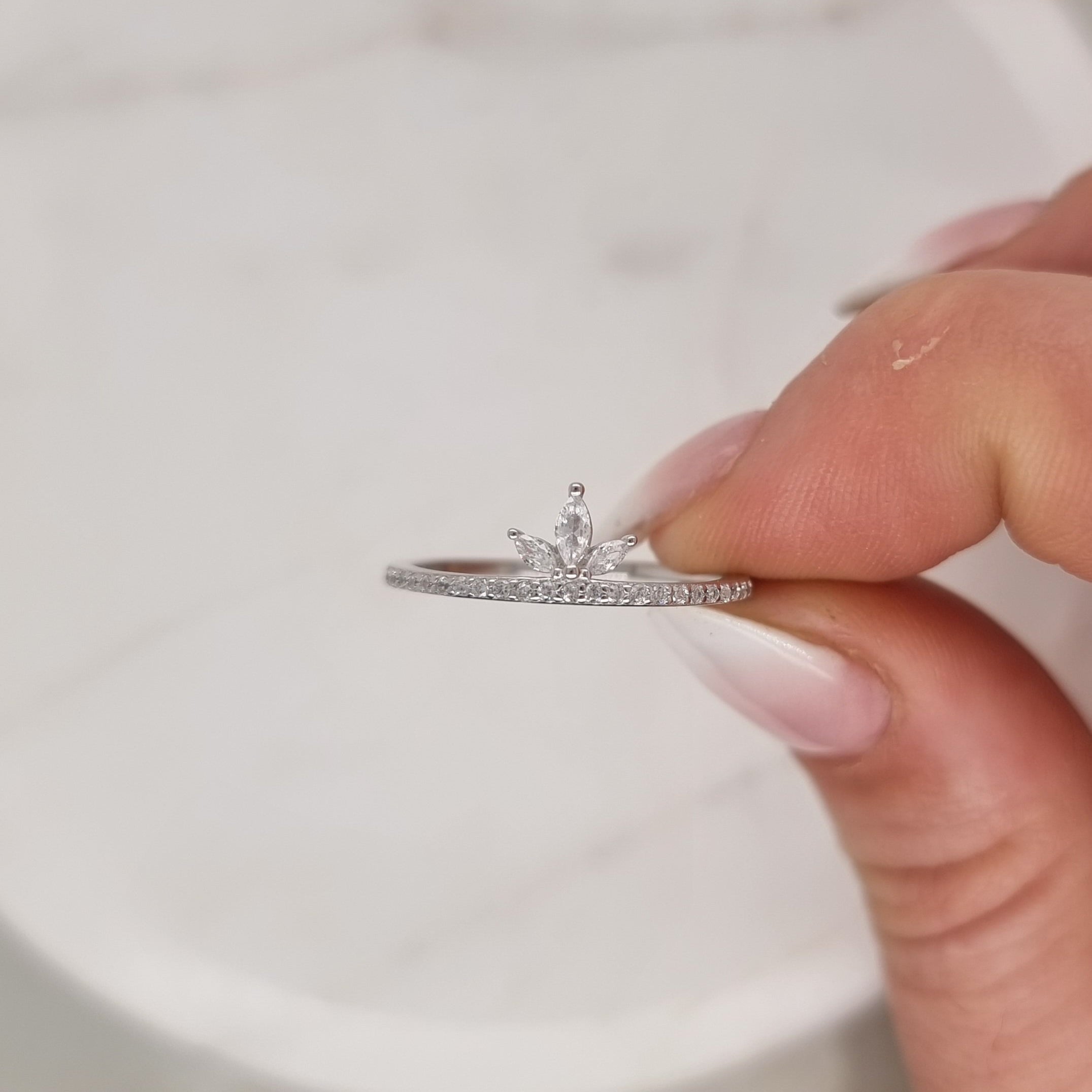 Aria Sterling Silver Ring image 0