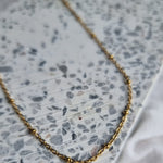 Waterproof Dot Gold Chain image 1
