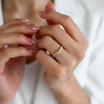 The Golden Croissant Gold Ring image 1