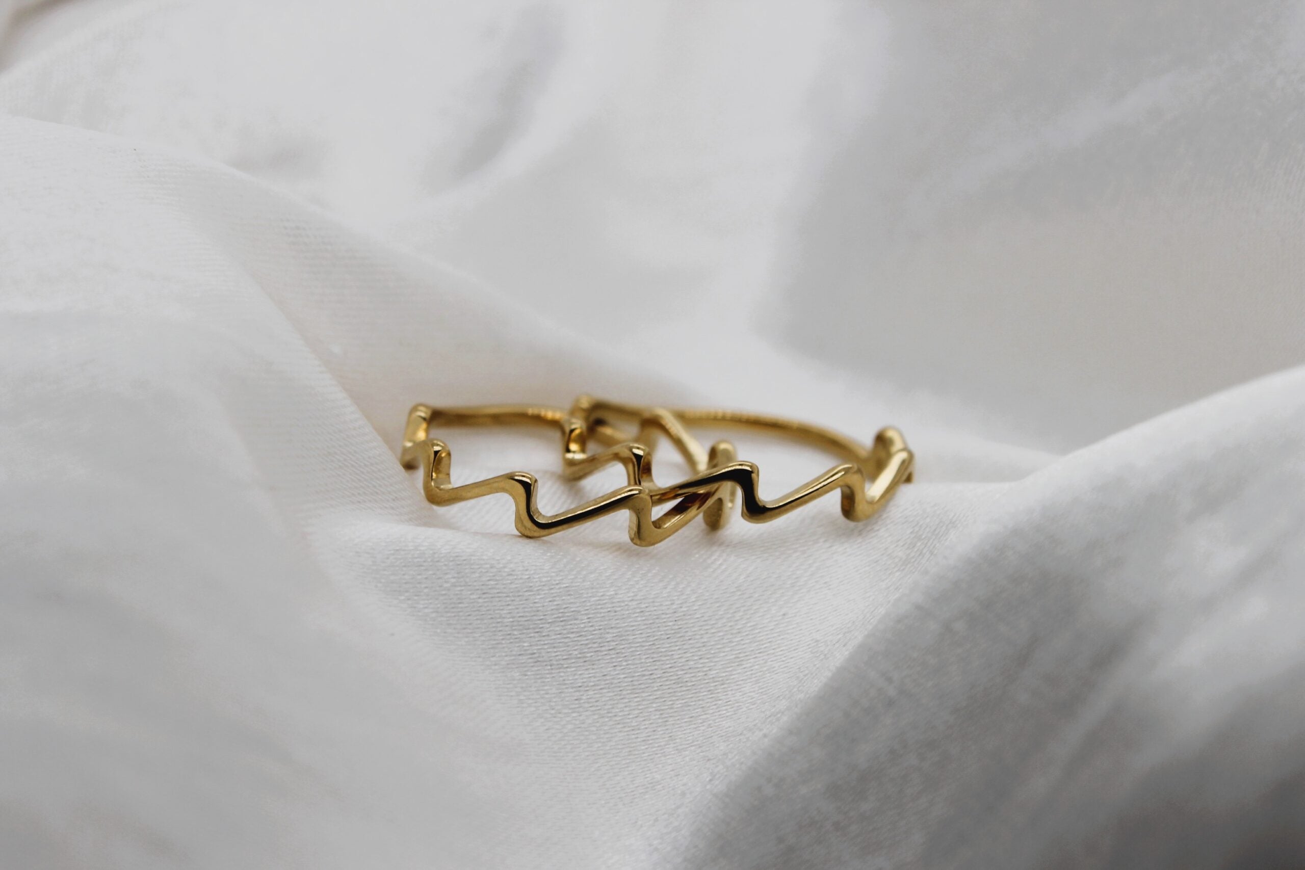 Gold Squiggly Ring image 0