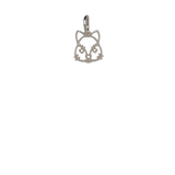 Silver Cat Charm image 0