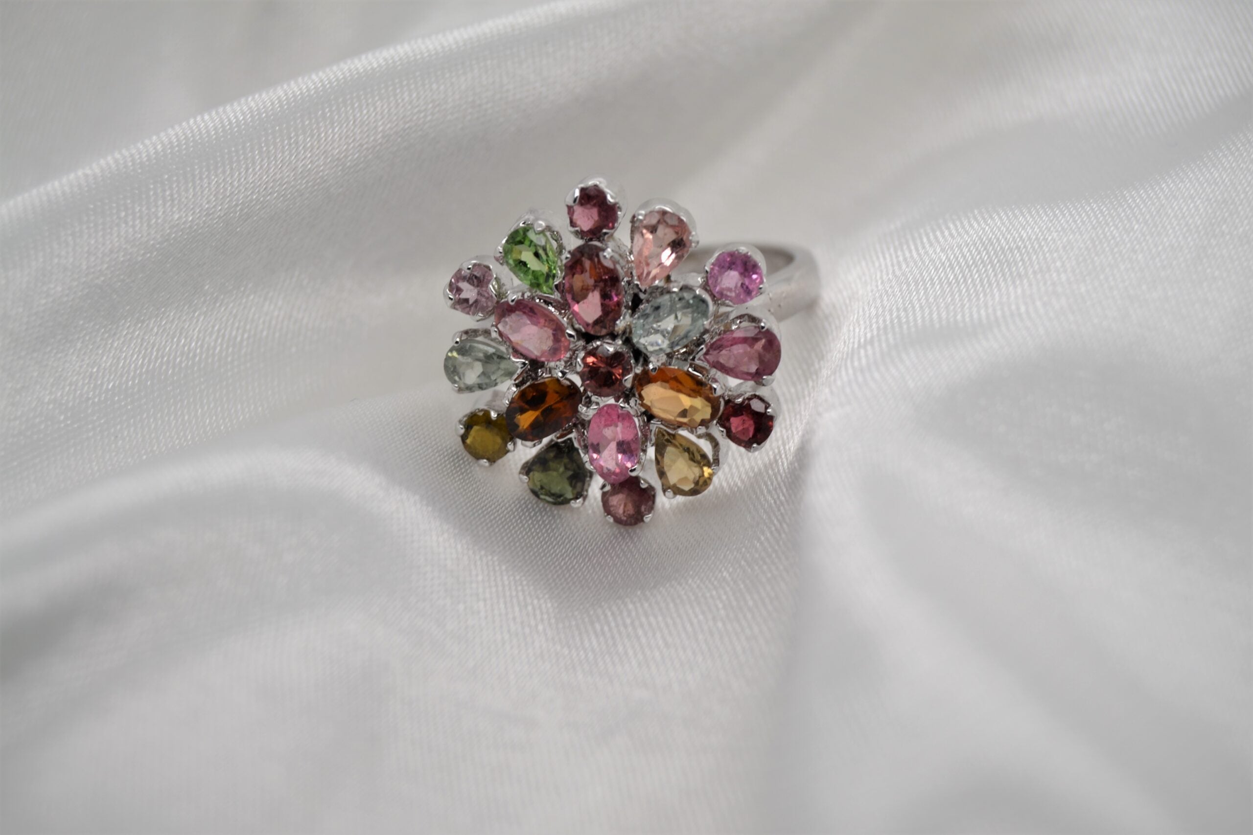 Zinnia Silver Ring image 0