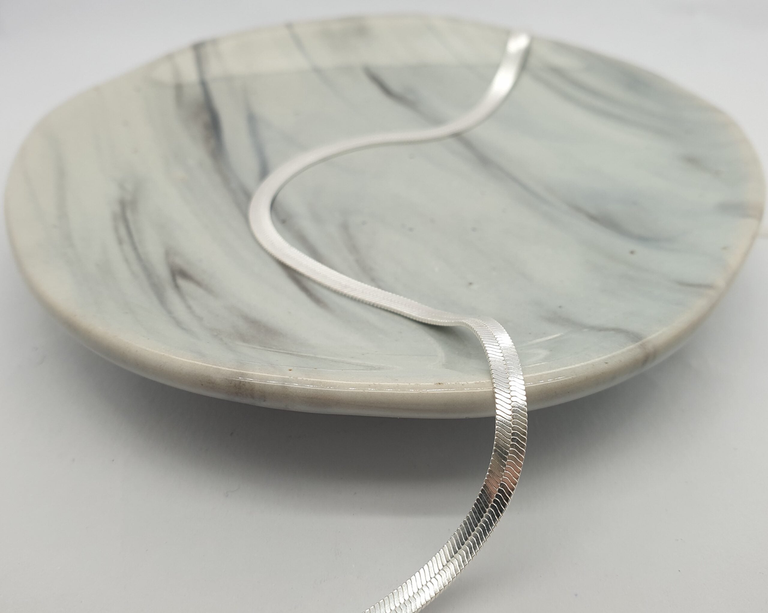 Sterling Silver Herringbone image 0