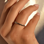 Stella Black Cubic Ring image 0