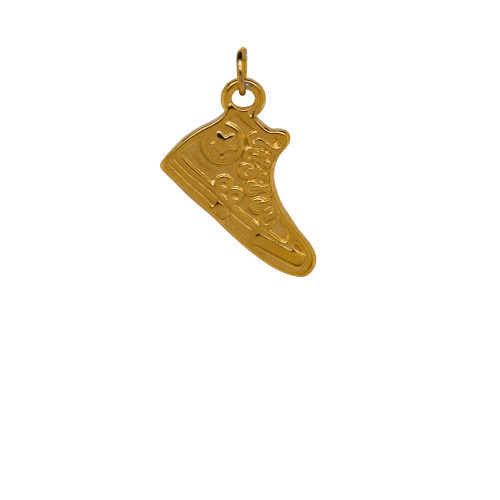 Gold Sneaker Charm image 0
