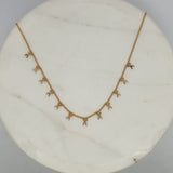 Small Scissors Gold Necklace image 0