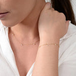 The Tiny Pearls Gold Necklace image 2