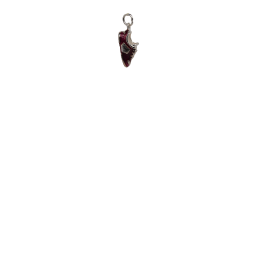 Maroon Sneaker Charm image 0