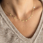 Small Teardrop Gold Necklace image 0