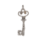Silver Key Charm image 0