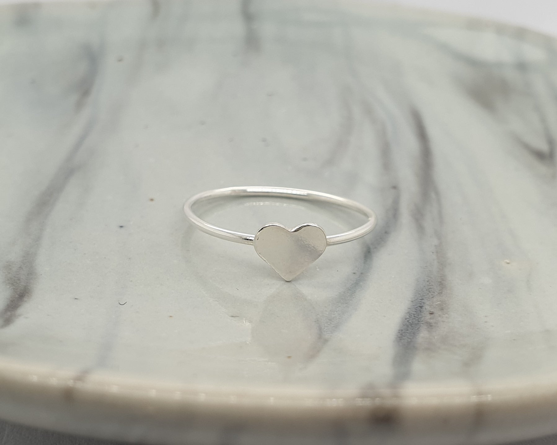 Silver Heart Ring image 1
