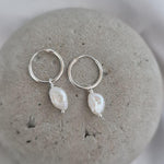 Long Pearl Earrings image 0