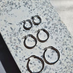 Silver Hoops image 1