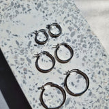 Silver Hoops image 1