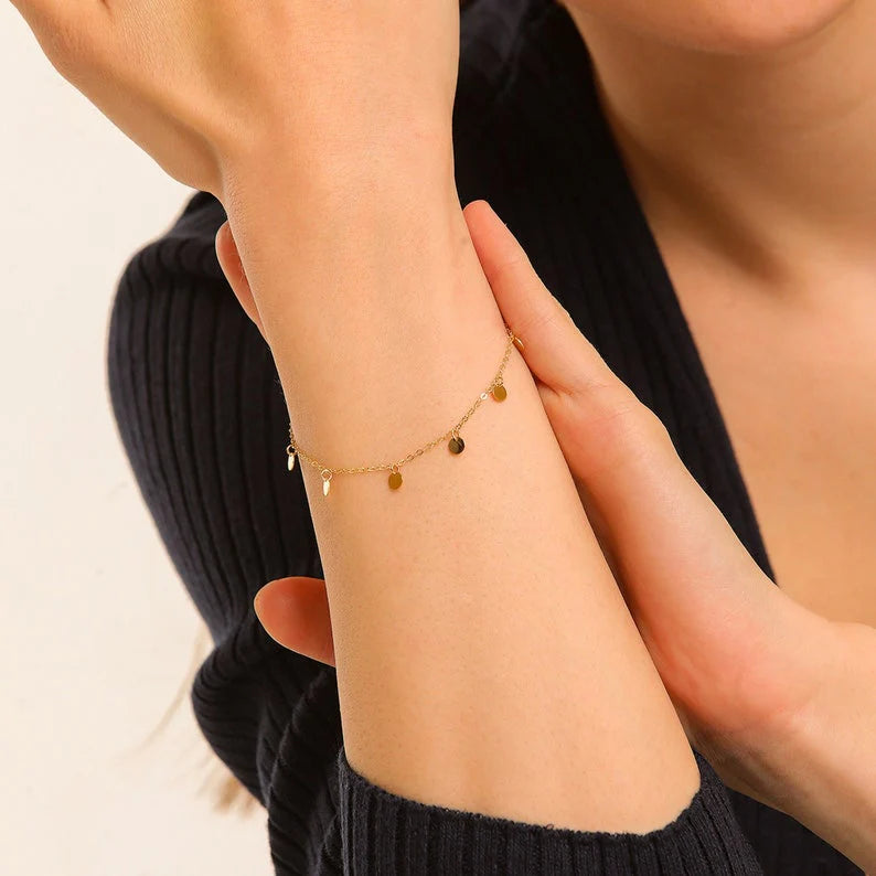The Dot Gold Bracelet image 1