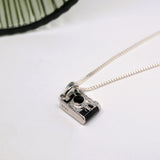 Silver Camera Necklace image 0