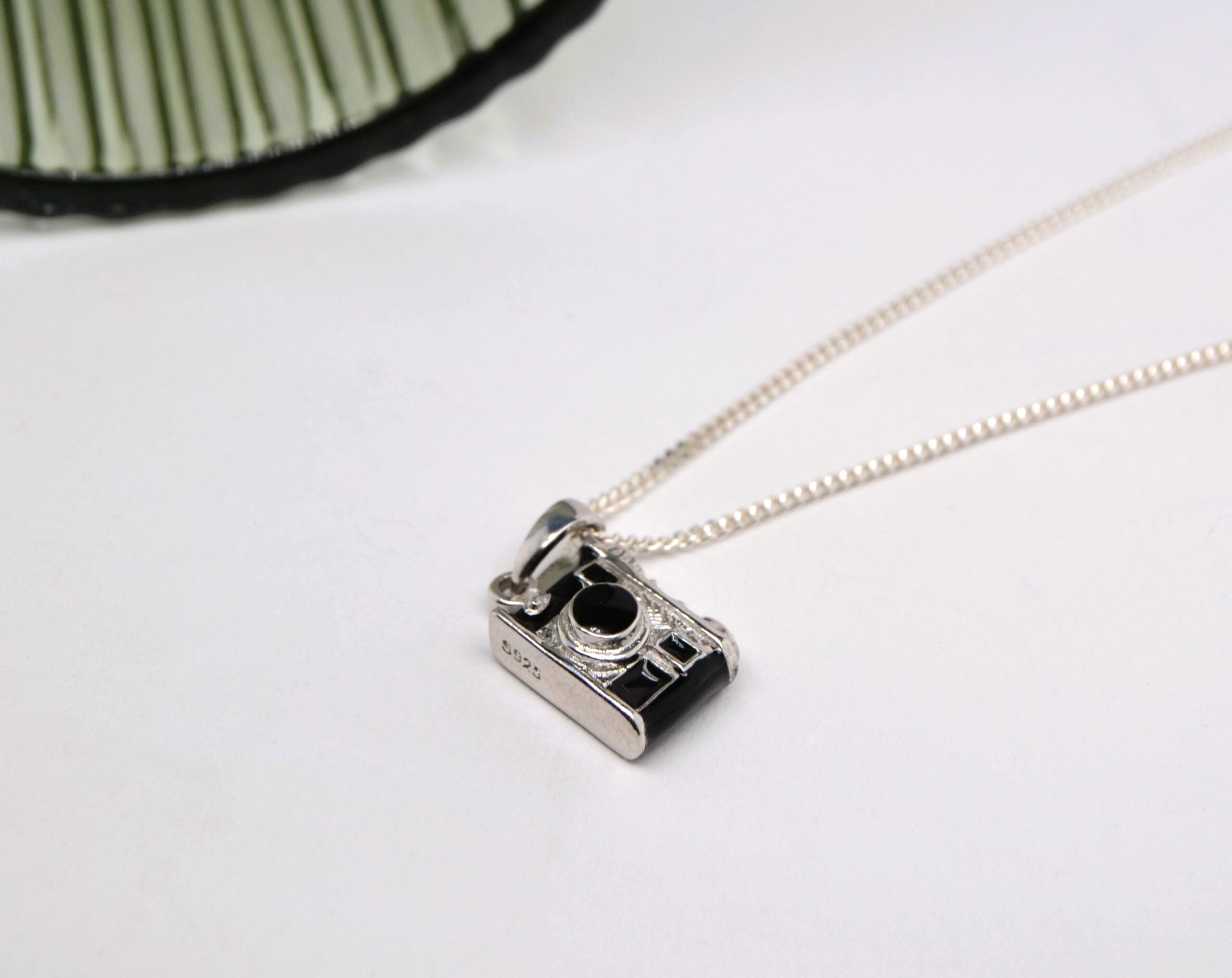 Silver Camera Necklace image 0