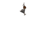 Silver Martini Glass image 0