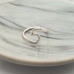 Wave Sterling Silver Ring image 1