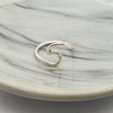 Wave Sterling Silver Ring image 1