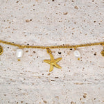 Gold Ocean Charm Bracelet image 0