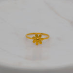 Gold Daisy Ring image 0