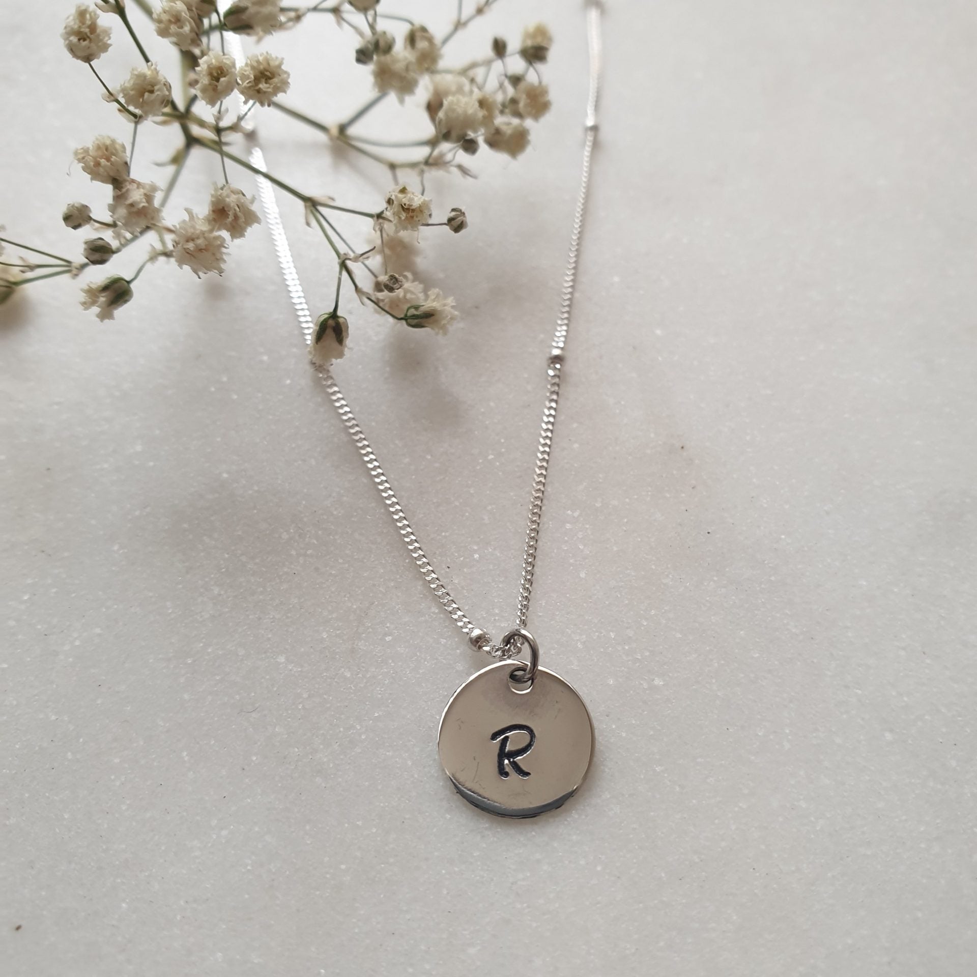 Initial Dot Necklace image 0