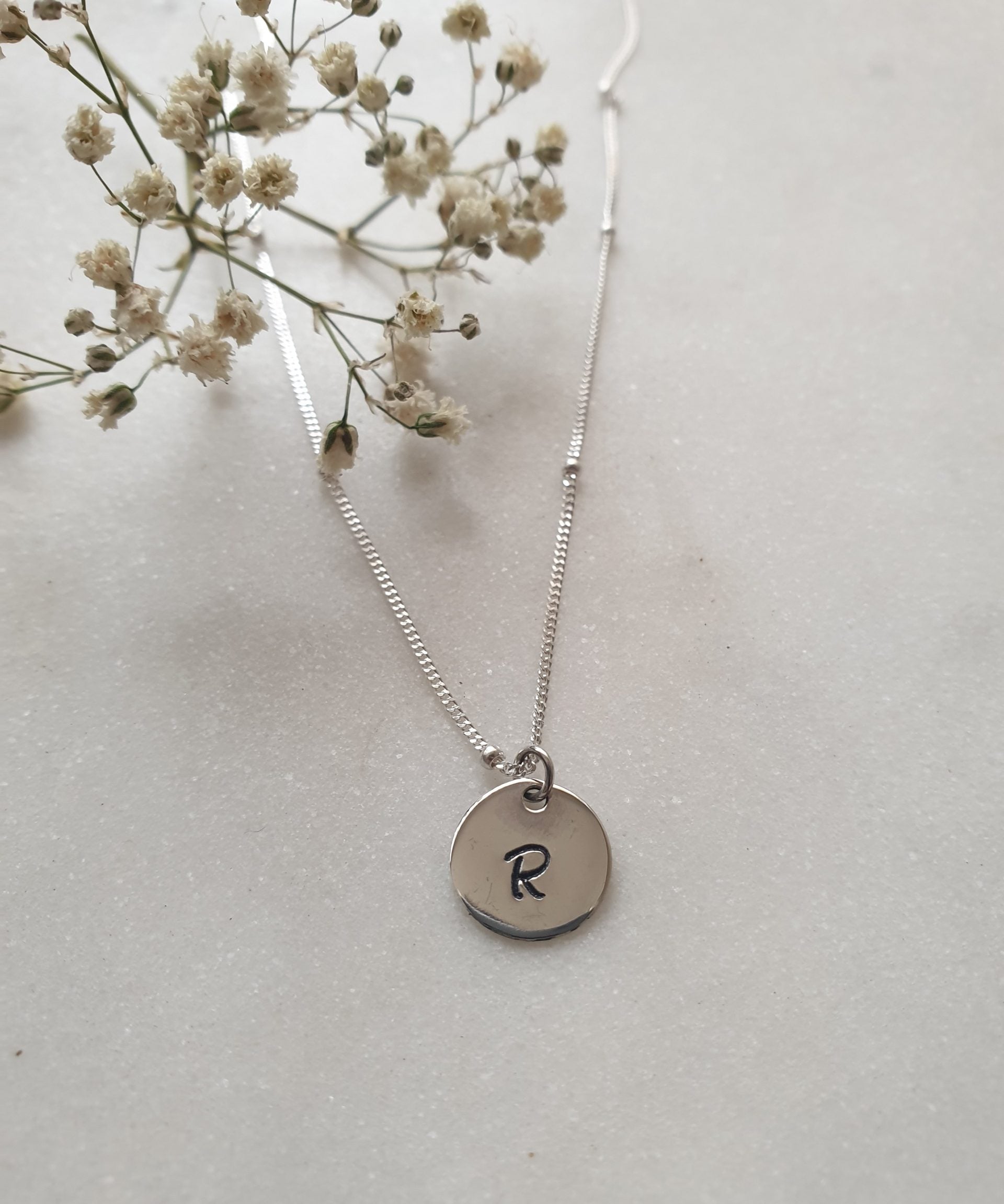 Initial Dot Necklace image 0