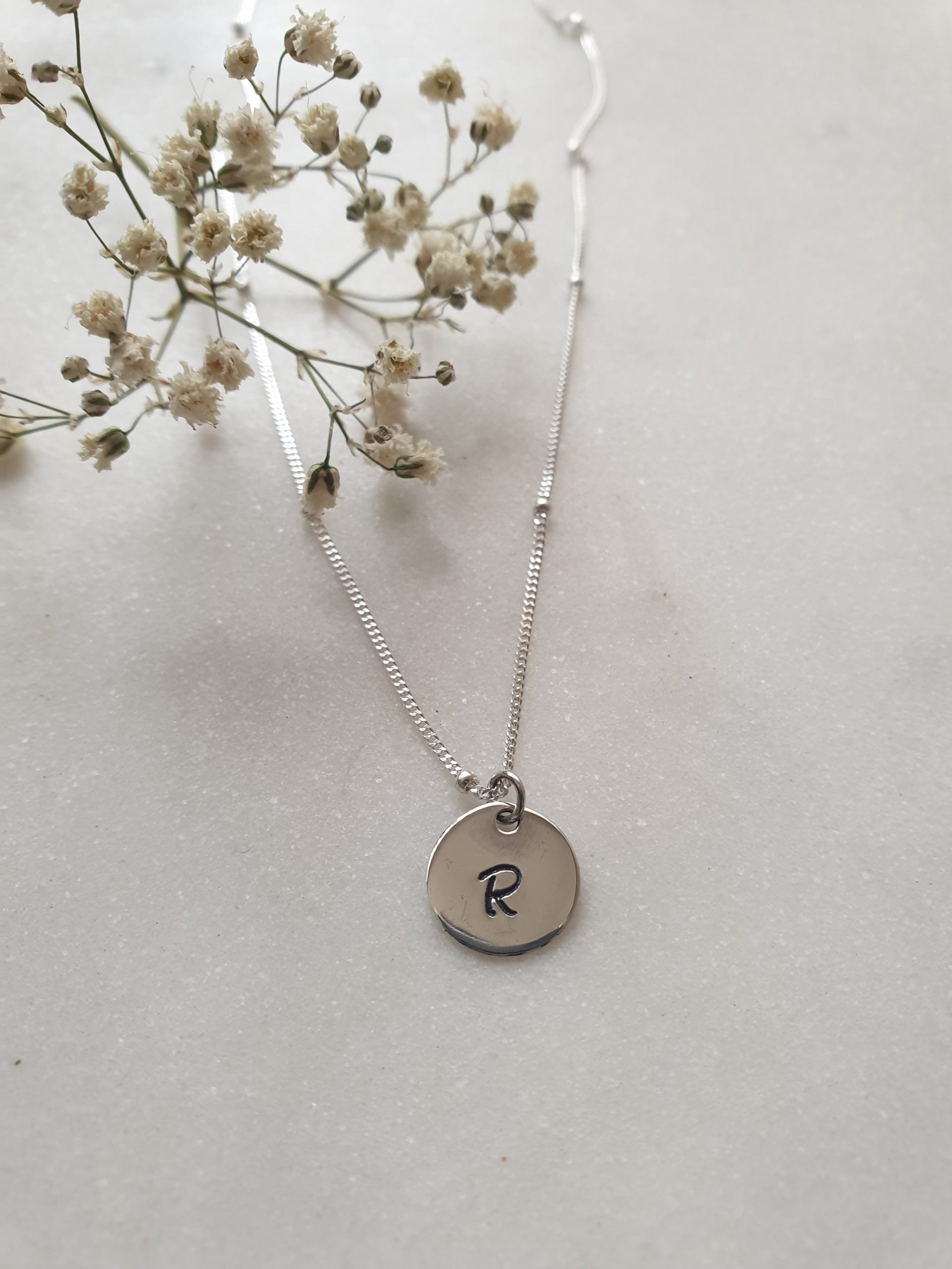 Initial Dot Necklace image 0