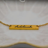 Engravable Gold Necklace image 0