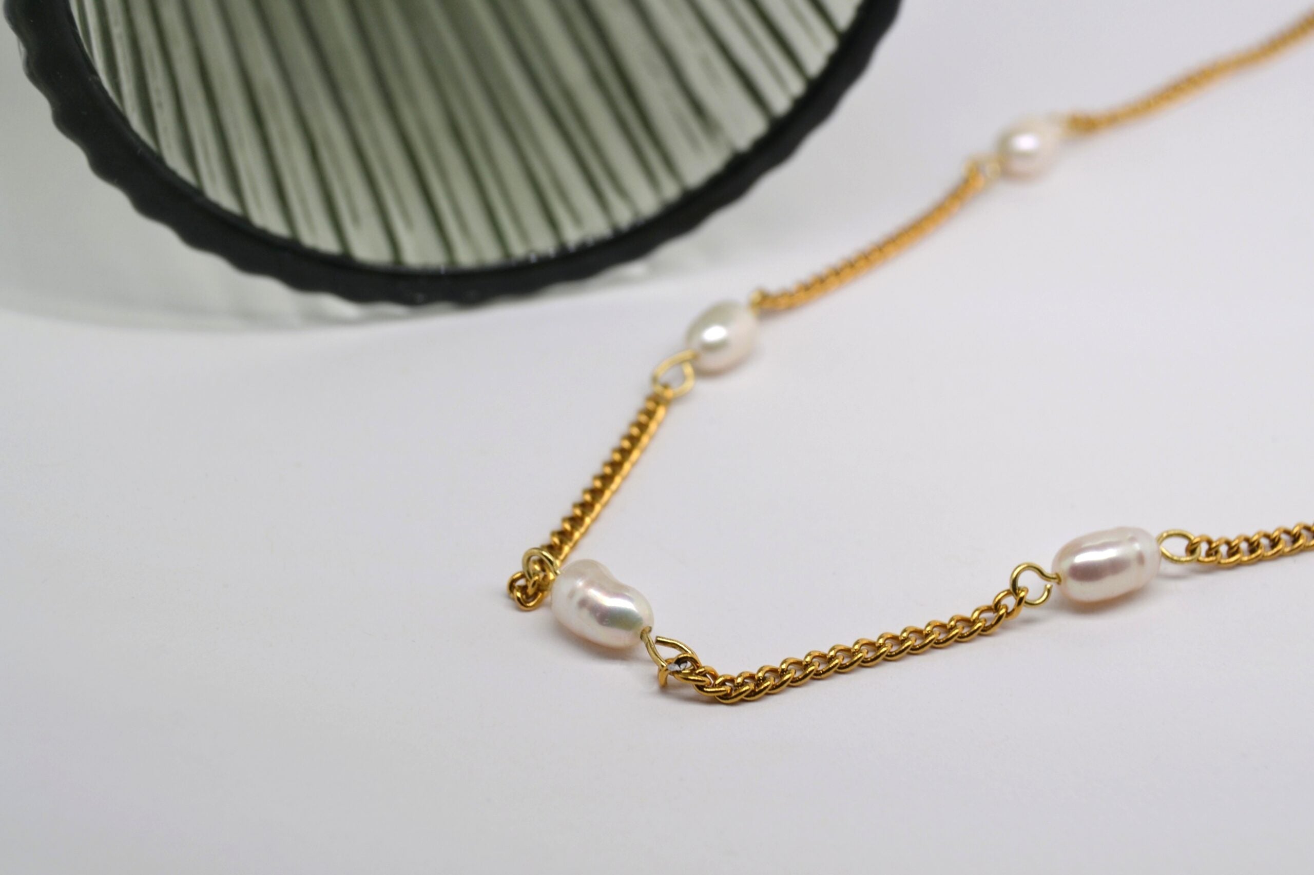 Freshwater Pearl Gold Chain image 0