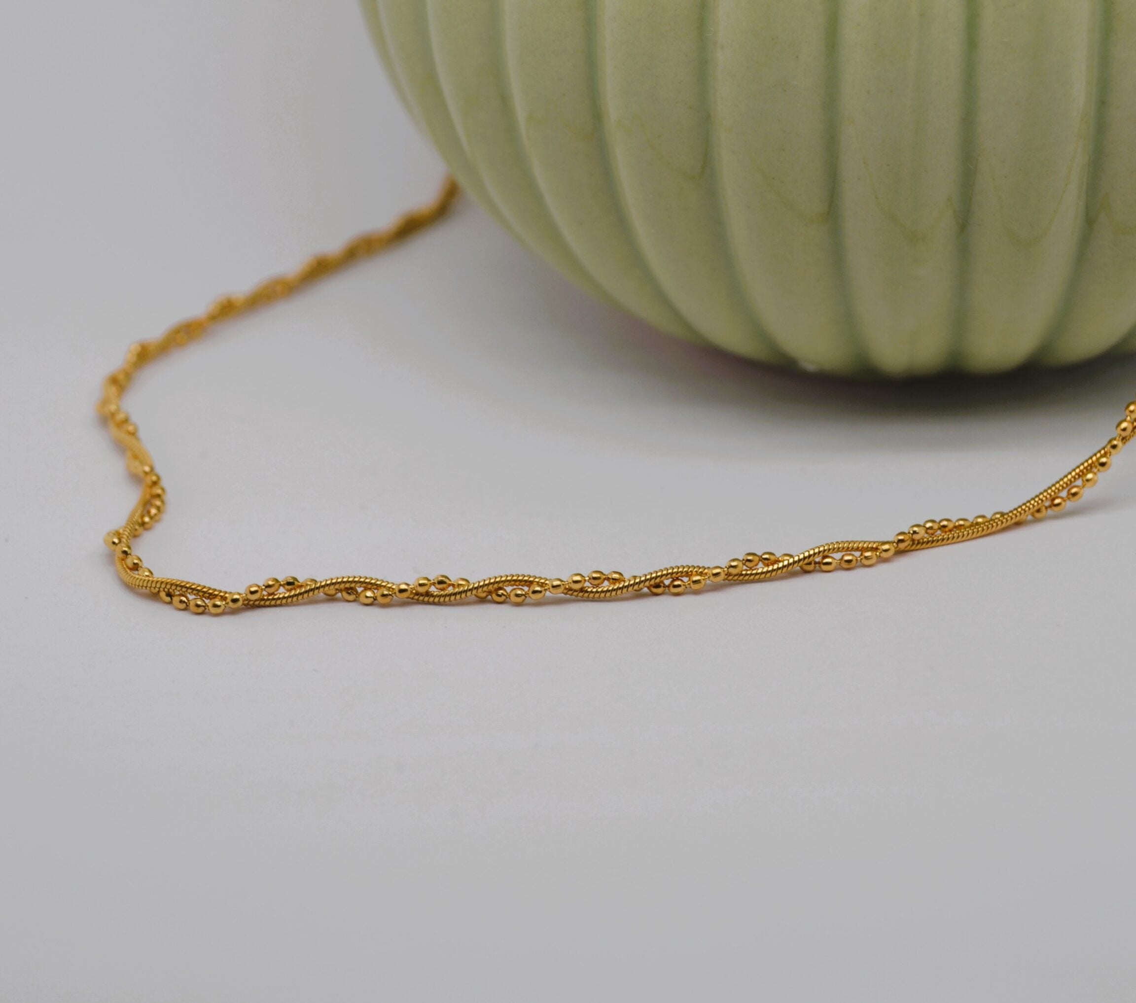 Twisty Gold Necklace image 0