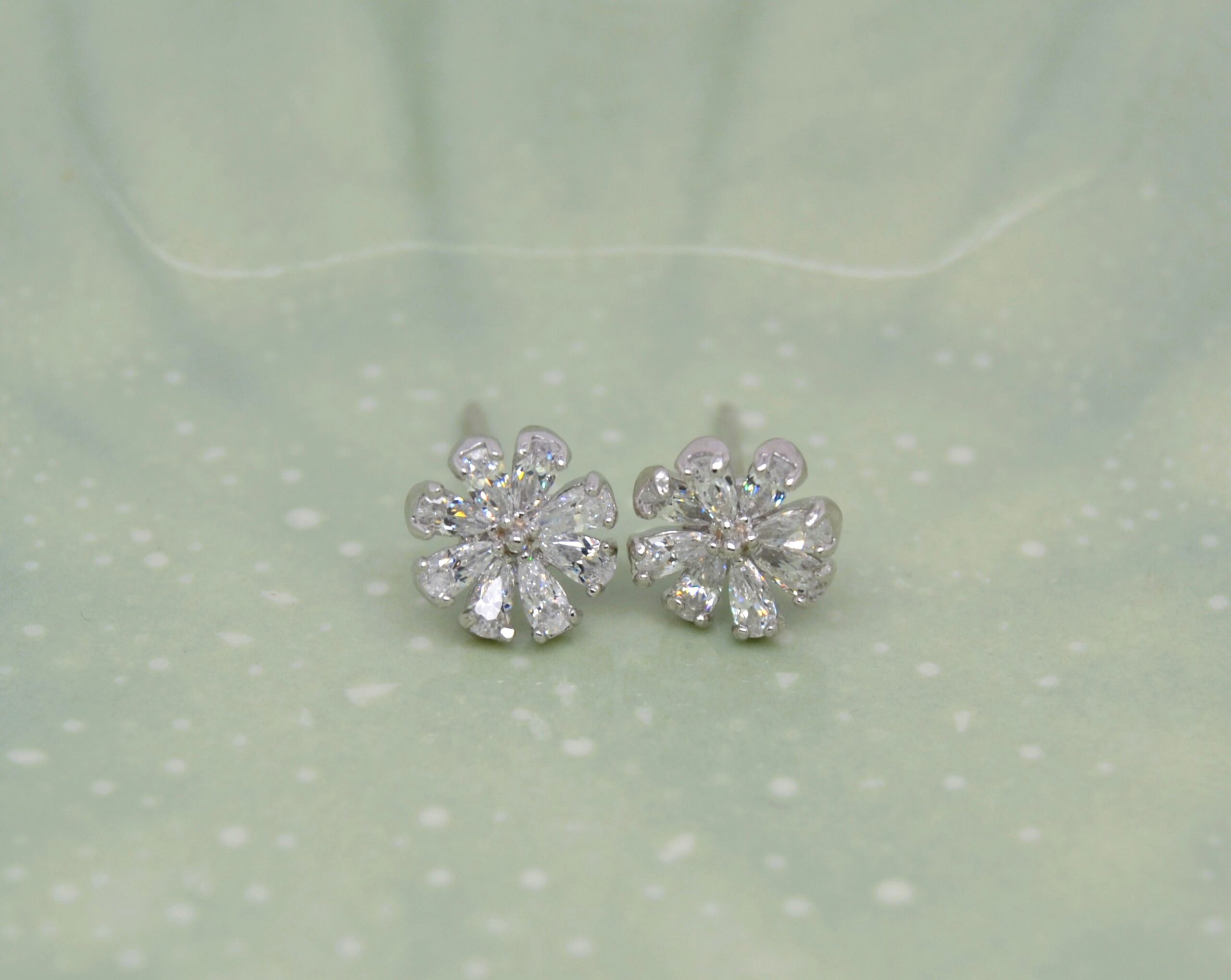Bling Flowery Studs image 0