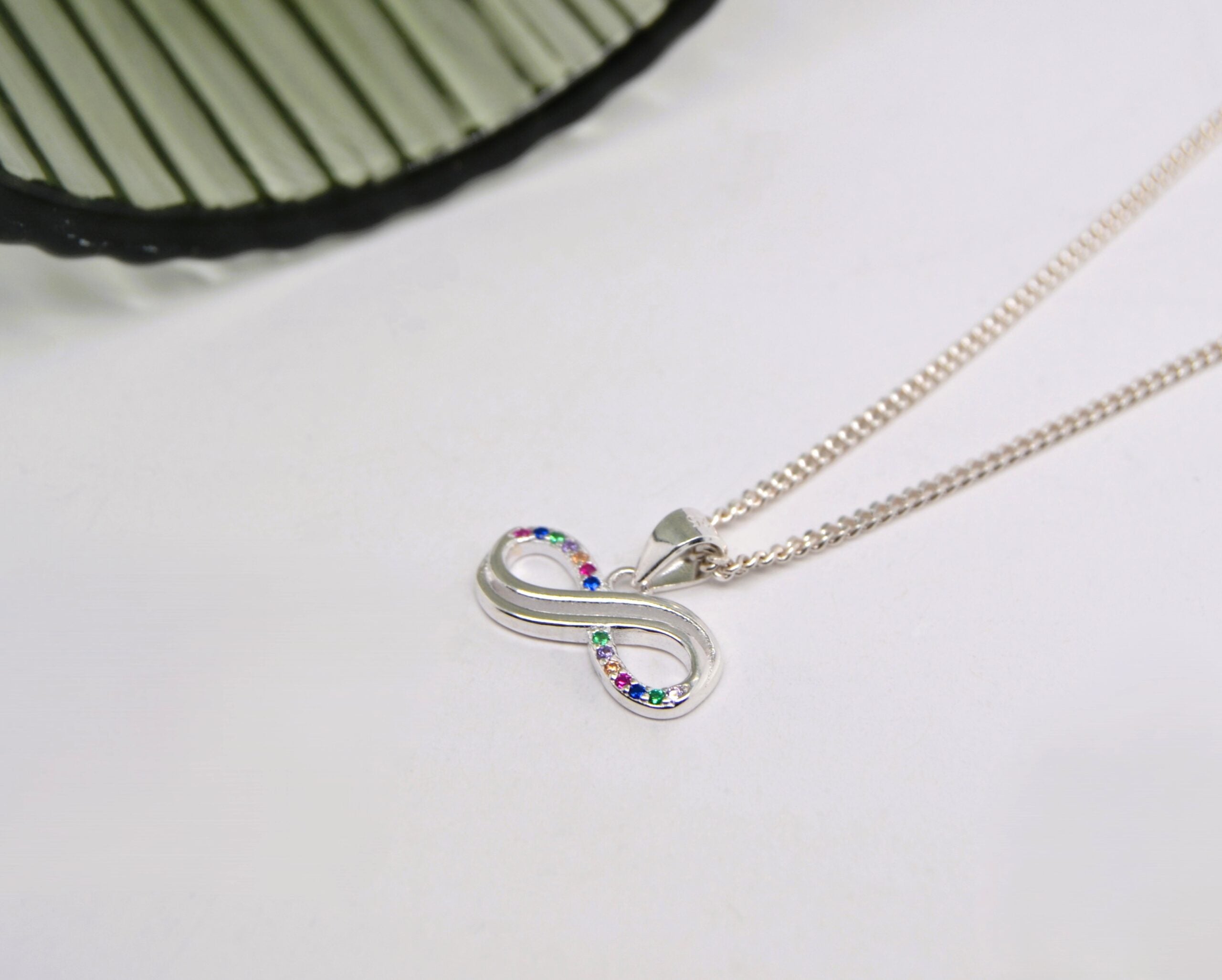 Color Infinity Necklace image 0