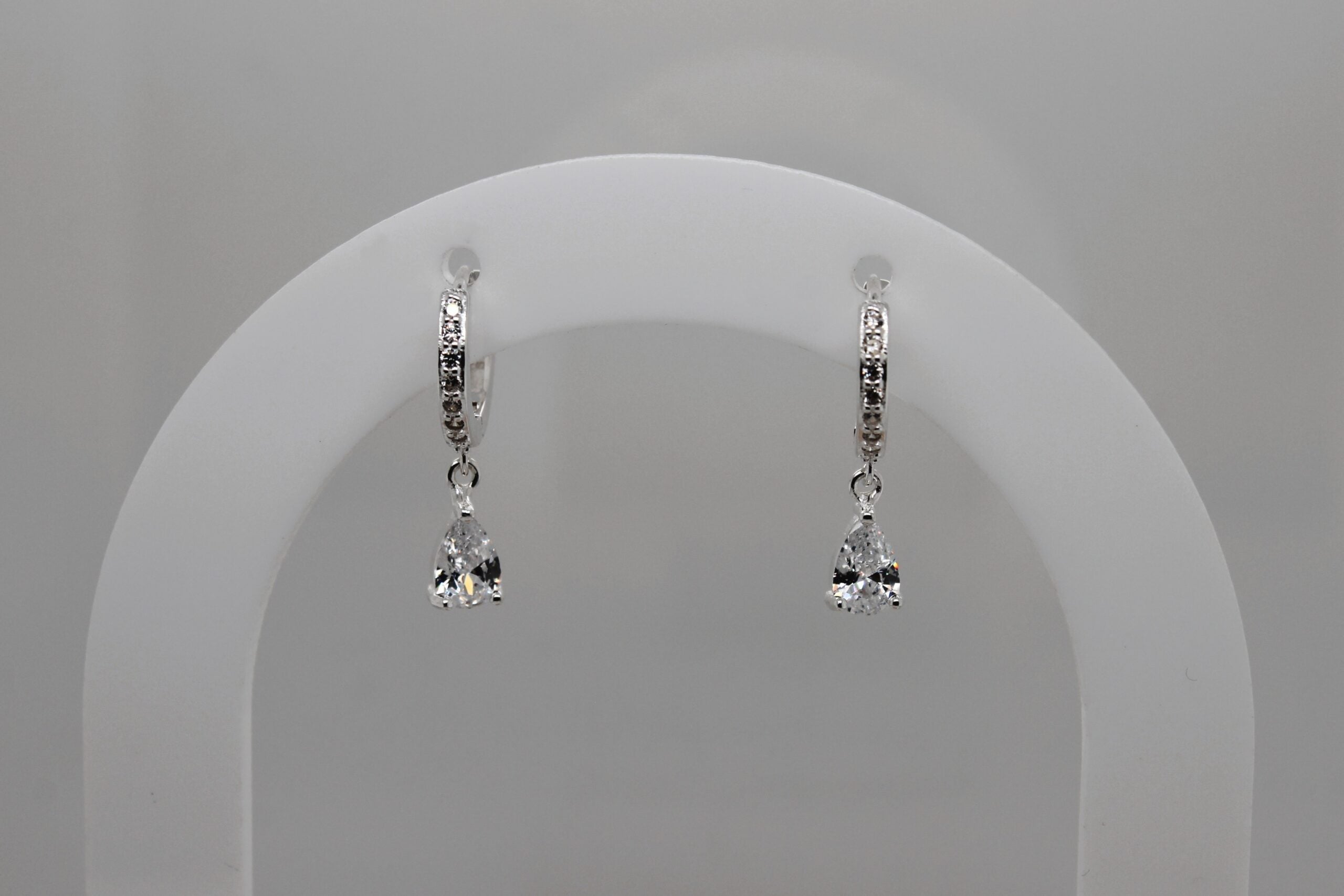 Bling Tear Drop Earrings image 0