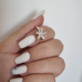 Bling Flower Silver Ring image 0