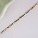 Gold Tennis Bracelet image 1