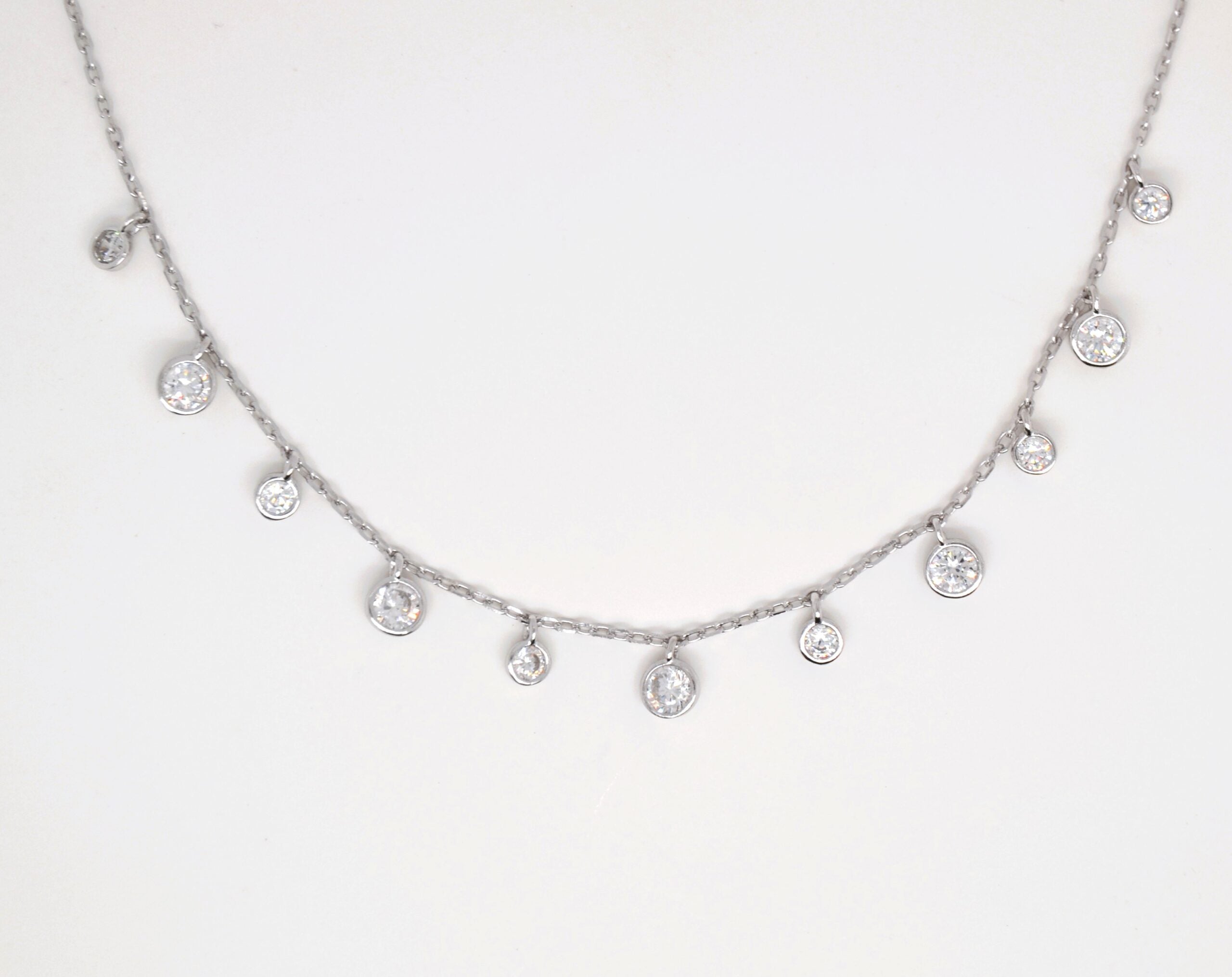 Dainty Cubic Necklace image 0