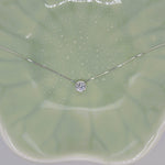 Round Pendant Silver Necklace image 0