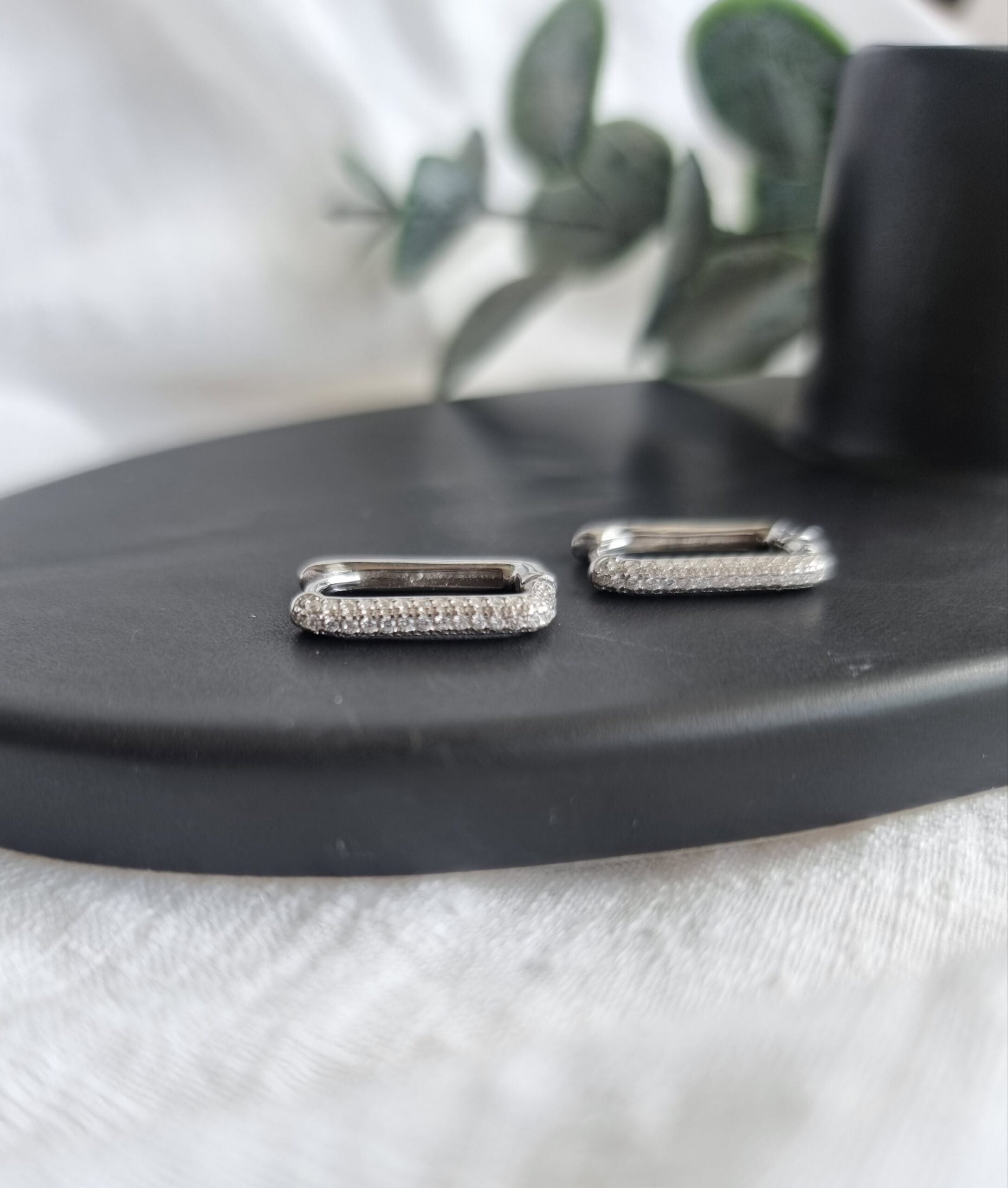 Paperclip Bling Hoop image 1